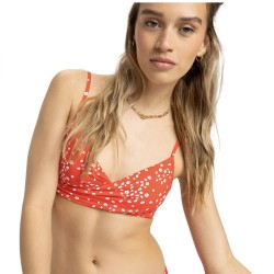 дамски,бански,костюми,roxy,pt,beach,classics,wrap,bikini,top,poppy,red,dancing,ditsy,swim,(red,orange)
