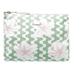 канцеларски,принадлежности,roxy,pouch,pencil,case,green,(basil,party,waves,yw)