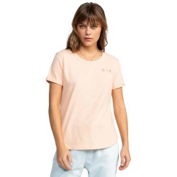 тениска,дамски,тениски,roxy,saturdaze,ss,tee,short,sleeve,t,shirt,beige,(peach,parfait)