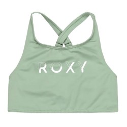 детски,бански,костюми,roxy,solid,active,rg,crop,top,bikini,green