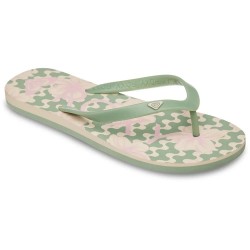 джапанки,дамски,сандали,и,чехли,roxy,tahiti,vii,flip,flops,green,pink,(green)