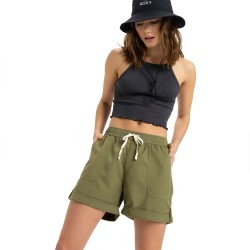 къси,панталони,дамски,панталони,roxy,sweetest,day,sweat,shorts,green