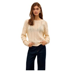 блуза,дамски,пуловери,дамски,плетени,дрехи,vero,moda,newverena,sweater,beige,(birch)