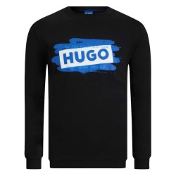 блуза,мъжки,пуловери,hugo,nabluey,01,blue,sweatshirt,black