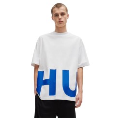 тениска,мъжки,тениски,hugo,nannavaro,01,blue,short,sleeve,t,shirt,white