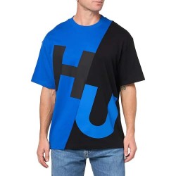 тениска,мъжки,тениски,hugo,nokerios,01,blue,short,sleeve,t,shirt,blue