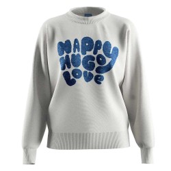 блуза,дамски,пуловери,дамски,плетени,дрехи,hugo,sidara,01,blue,sweater,white