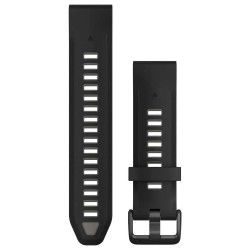 други,аксесоари,garmin,quickfit®,20,silicone,strap,black,pebble,gray,(black)