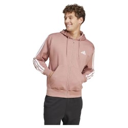 поларена,блуза,мъжки,пуловери,adidas,essentials,3,stripes,fleece,full,zip,sweatshirt,warm,clay,white,(pink)