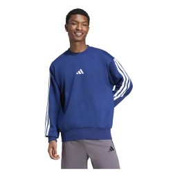 поларена,блуза,мъжки,пуловери,adidas,essentials,3,stripes,fleece,sweatshirt,blue