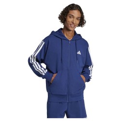 блуза,мъжки,пуловери,adidas,essentials,3,stripes,french,terry,full,zip,sweatshirt,blue