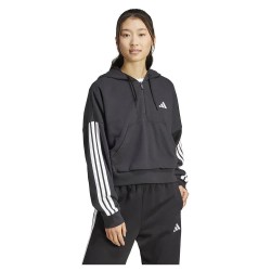 суичър,дамски,блузи,adidas,essentials,3,stripes,french,terry,hoodie,black,white,(black)