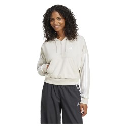 суичър,дамски,блузи,adidas,essentials,3,stripes,french,terry,hoodie,beige