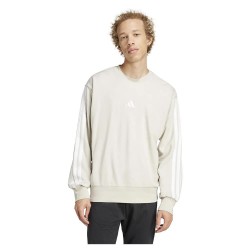 блуза,мъжки,пуловери,adidas,essentials,3,stripes,french,terry,sweatshirt,wonder,alumina,white,(beige)