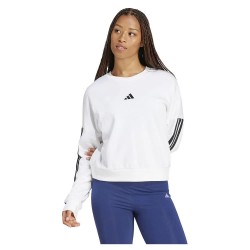 блуза,дамски,блузи,adidas,essentials,3,stripes,french,terry,sweatshirt,white,black,(white)