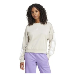блуза,дамски,блузи,adidas,essentials,3,stripes,french,terry,sweatshirt,wonder,alumina,white,(beige)