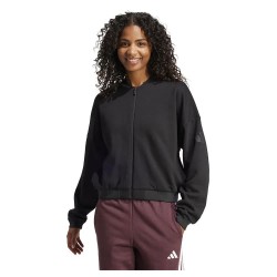 яке,дамски,анцузи,adidas,essentials,contemporary,logo,bomber,tracksuit,jacket,black,(black)
