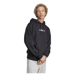суичър,мъжки,пуловери,adidas,essentials,linear,fleece,hoodie,black