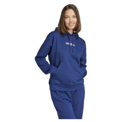 суичър,дамски,блузи,adidas,essentials,linear,fleece,hoodie,dark,blue,white,(blue)