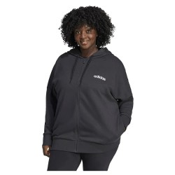 блуза,дамски,блузи,adidas,essentials,linear,french,terry,plus,full,zip,sweatshirt,black