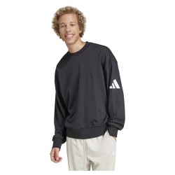 блуза,мъжки,пуловери,adidas,essentials,loose,fit,3,bar,logo,sweatshirt,black