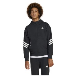 блуза,детски,блузи,adidas,future,icons,3,stripes,full,zip,sweatshirt,black