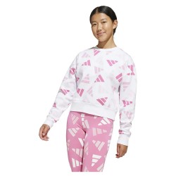 поларена,блуза,детски,блузи,adidas,seasonal,essentials,logo,celebration,fleece,sweatshirt,white,(white)