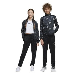анцуг,детски,анцузи,adidas,seasonal,essentials,logo,celebration,tricot,tracksuit,black