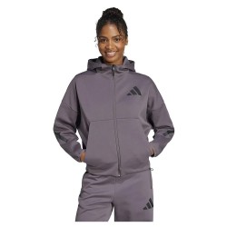 блуза,дамски,блузи,adidas,z.n.e,full,zip,sweatshirt,grey,strata,(grey)