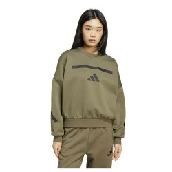 блуза,дамски,блузи,adidas,z.n.e,sweatshirt,olive,strata,(green)