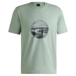 тениска,мъжки,тениски,boss,graphic,heritage,01,short,sleeve,t,shirt,green