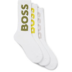 чорапи,мъжки,чорапи,boss,qs,rib,logo,01,socks,3,pairs,white,(open,miscellaneous)