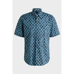 риза,с,къс,ръкав,мъжки,ризи,boss,rash,2,01,short,sleeve,shirt,blue