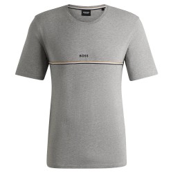 тениска,мъжки,пижами,boss,unique,01,short,sleeve,pyjama,t,shirt,grey