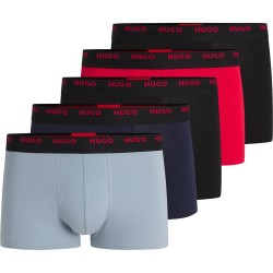 Боксерки HUGO 50532619 Trunk boxers 5 units - Multicolor (Open Miscellaneous) боксерки,мъжко,бельо,hugo,50532619,trunk,boxers,5,units,multicolor,(open,miscellaneous)
