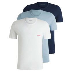мъжко,бельо,hugo,10268102,01,short,sleeve,base,layer,3,units,multicolor