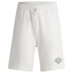 къси,панталони,мъжки,панталони,hugo,damtus,01,sweat,shorts,natural,(white)