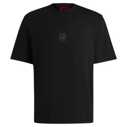 тениска,мъжки,тениски,hugo,deckies,rb,01,short,sleeve,t,shirt,black