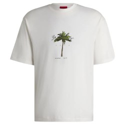 тениска,мъжки,тениски,hugo,duwom,01,short,sleeve,t,shirt,white