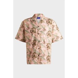 риза,с,къс,ръкав,мъжки,ризи,hugo,eligino,01,blue,short,sleeve,shirt,pink,(light,pastel,pink)