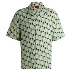 риза,с,къс,ръкав,мъжки,ризи,hugo,espino,01,short,sleeve,shirt,green