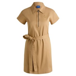 рокля,дамски,поли,и,рокли,hugo,kerami,1,blue,long,sleeve,short,dress,beige
