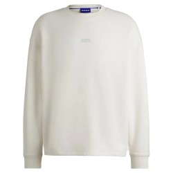 блуза,мъжки,пуловери,hugo,naviu,10257685,blue,sweatshirt,open,white,(white)