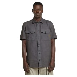 риза,с,къс,ръкав,мъжки,ризи,g,star,marine,slim,short,sleeve,shirt,gs,grey,gd,(grey)