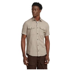 риза,с,къс,ръкав,мъжки,ризи,g,star,marine,slim,short,sleeve,shirt,beige
