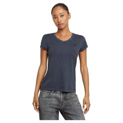 тениска,дамски,тениски,g,star,overdyed,eyben,slim,2.0,short,sleeve,v,neck,t,shirt,grey,(osaka,blue,gd)