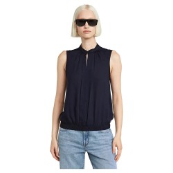 потник,дамски,ризи,g,star,stand,up,collar,sleeveless,shirt,blue,(osaka,blue)