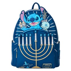 Раница Loungefly Disney Stitch Menorah backpack - Blue (Multicolour) раница,раници,loungefly,disney,stitch,menorah,backpack,blue,(multicolour)
