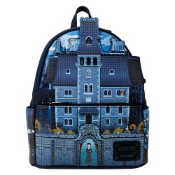 раница,раници,loungefly,nevermore,academy,wednesdat,backpack,blue