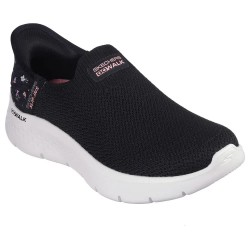 обувки,дамски,маратонки,skechers,go,walk,flex,slip,on,shoes,black